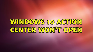Windows 10 Action Center won