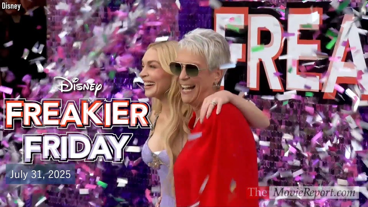 FREAKIER FRIDAY UK premiere Jamie Lee Curtis, Lindsay Lohan & cast interviews - July 31, 2025 4K