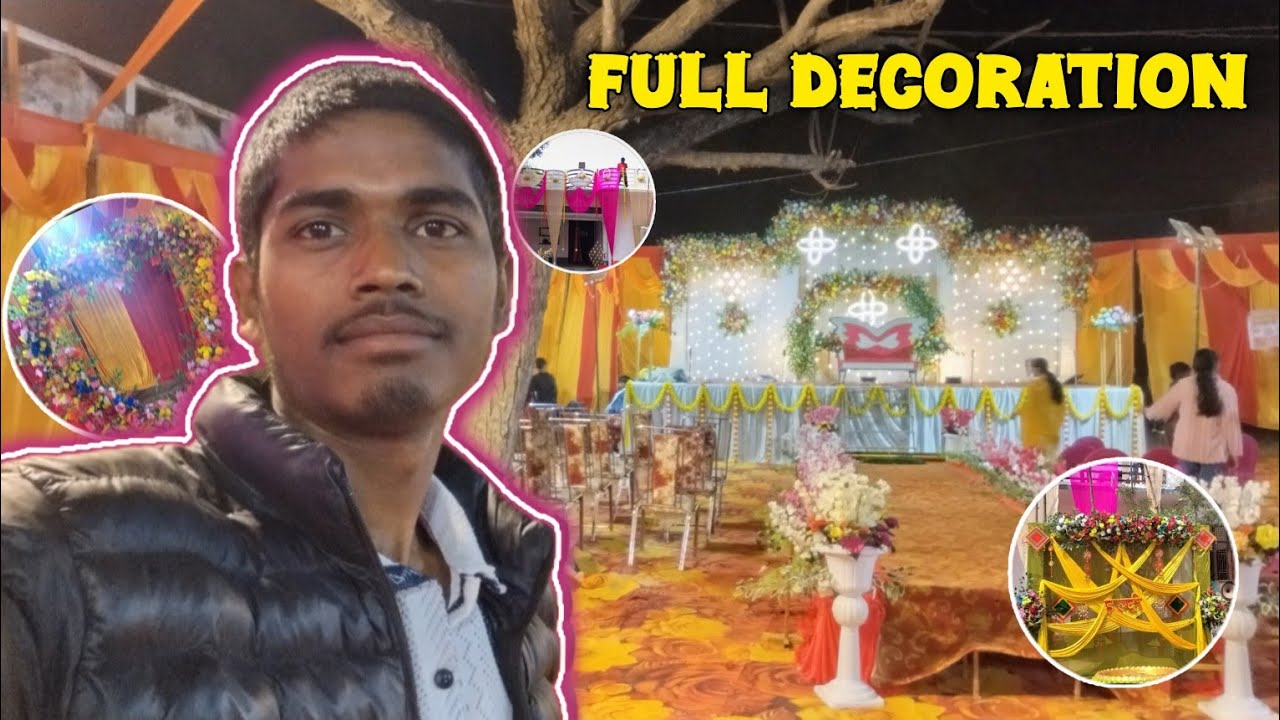 इतना बड़ा डेकोरेशन ऑर्डर 😍 ₹25,000 की बुकिंग | Haldi, Mehndi, Jaymala Full House Decoration