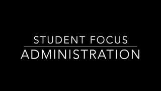 StudentFocus Setup and Administration