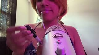 ASMR - fast tapping and a minimal talking 🩷🩷