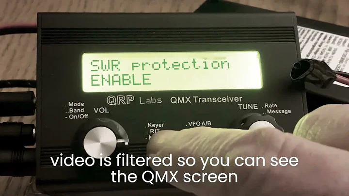 QRP Labs QMX SWR Protection issues (?)