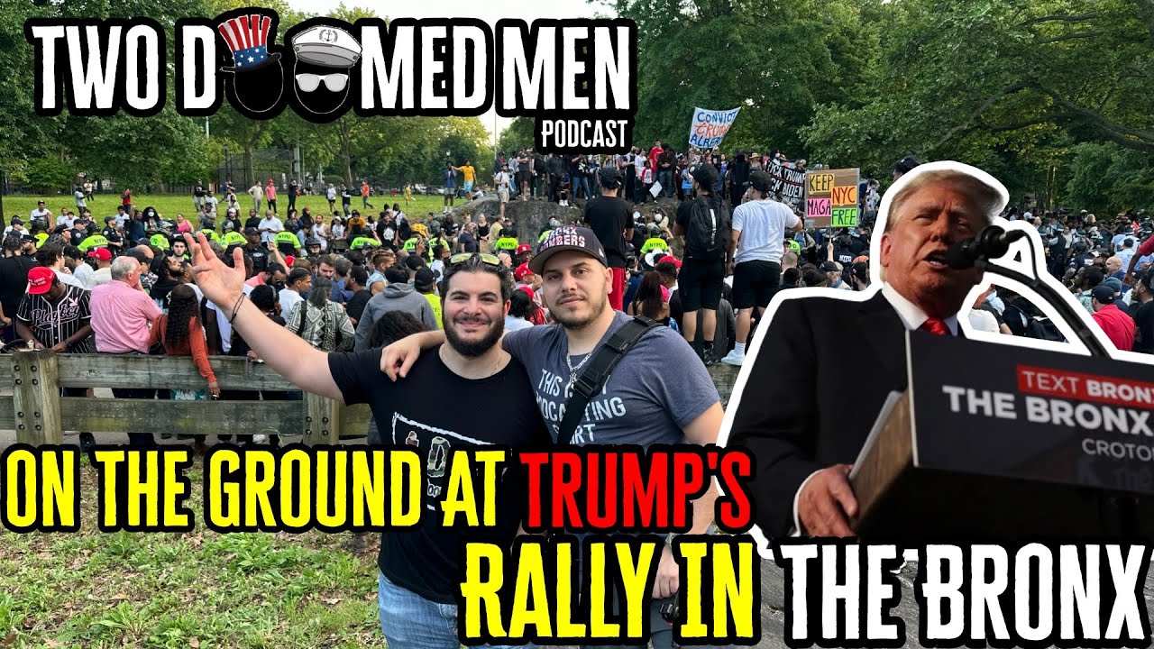 On The Ground At Trump's Bronx Rally - YouTube