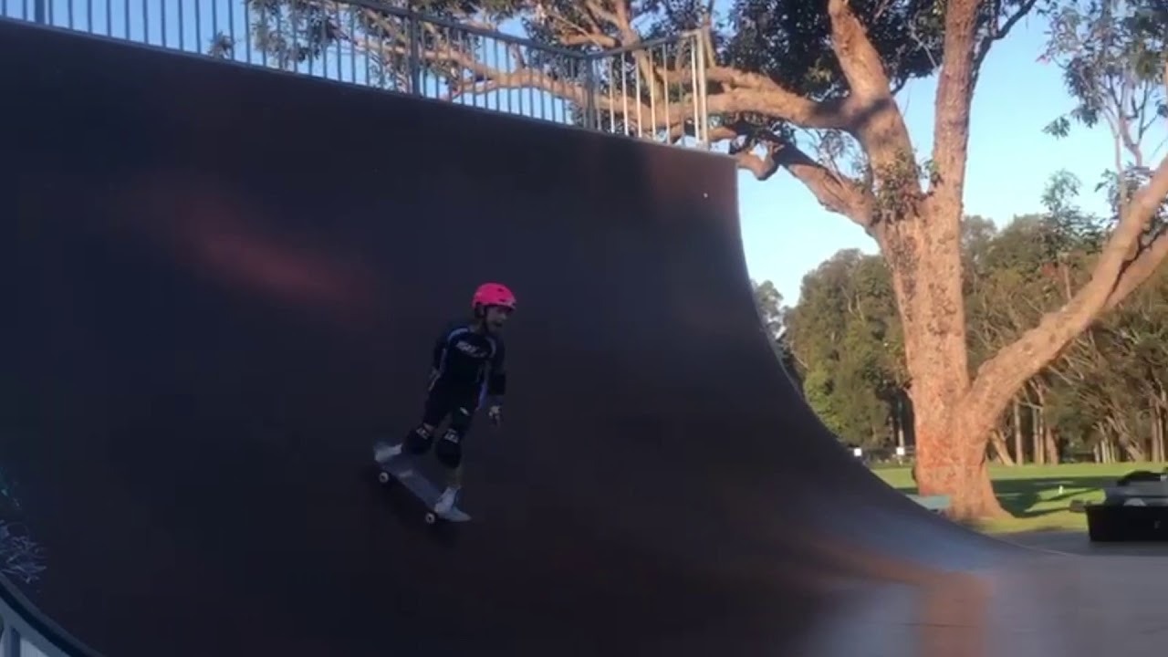 FRONTSIDE 540 RODEO FLIP - 11YR OLD MILLA BROWN - YouTube