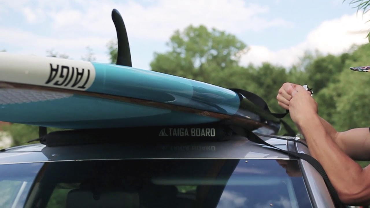 How to Transport Your Hard Paddle Board (SUP) on Your Car - YouTube