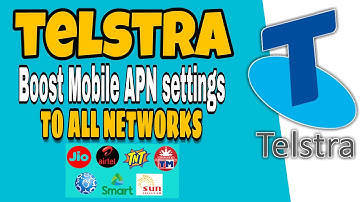Telstra, Boost Mobile APN settings