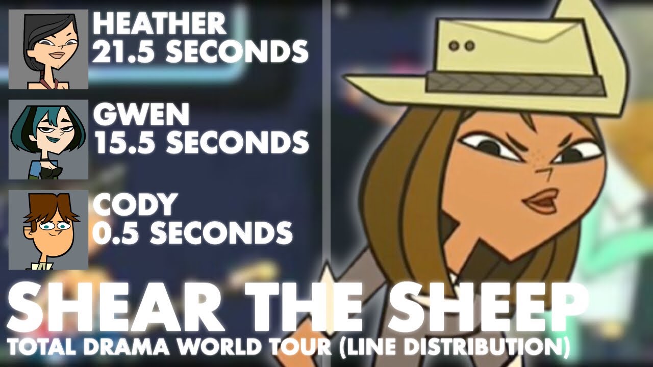 Total Drama World Tour Shear The Sheep (Line Distribution) YouTube