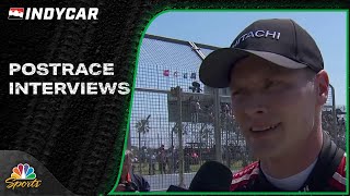 IndyCar Series POSTRACE INTERVIEWS: Acura Grand Prix of Long Beach | 4/21/24 | Motorsports on NBC