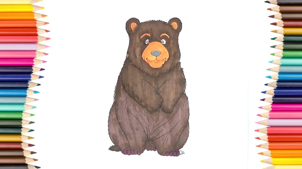 Bear Coloring Pages Coloring Bears from A to Z - YouTube