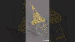 រៀនគំនូរបុរាណខ្មែរ.   #art