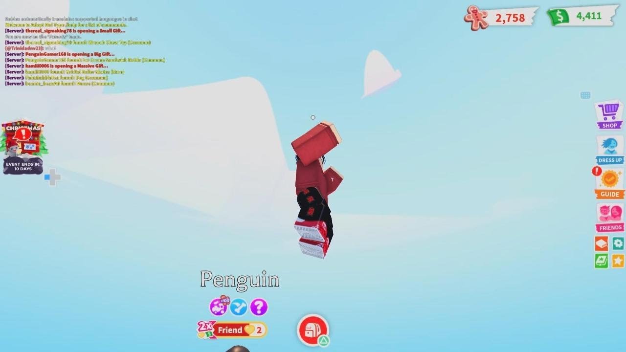 Me and pet Penguin went explore after Christmas|AusomeDavidGames