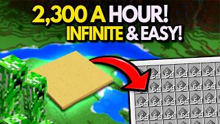 EASIEST Creeper Farm In Minecraft Bedrock +1.21/26.2!
