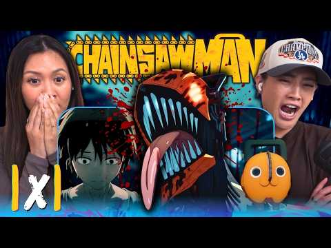 THIS SHOW IS PURE CHAOS & WE LOVE IT! 🪚🤯 Chainsaw Man Season 1 Episode 1 | Reaction & Review