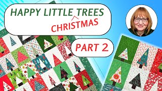 Layout & Assembly Tips for a Joyful Improvisational Christmas Tree Quilt Top
