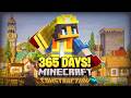 قضيت 365 يوم في بناء افضل مملكة في ماين كرافت هاردكور