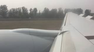 Qatar Airways B777-300Er Landing In Beijing Zbaa,Pek