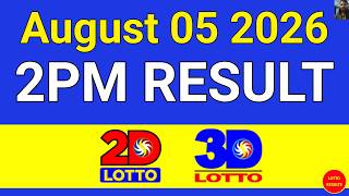 2PM Lotto Result Today August 04 2026 | Swertres EZ2 PCSO screenshot 2