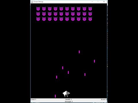 Gouax-themed shoot-em-up/space invaders clone written in Java