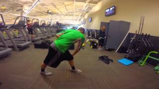 Reverse throw stretch