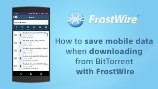 This video will show you how to save mobile data when downloading from
bittorrent on your phone using frostwire for android. get free plus
f...