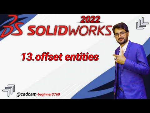 SolidWorks Tutorial in Urdu/Hindi 13.Offset Entities