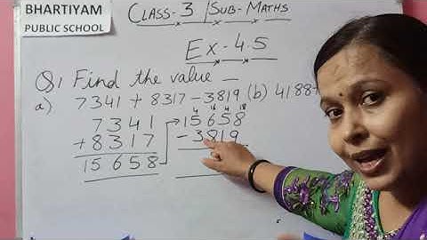 Bhartiyam Public School | Class 3 | Maths | Chapter 4