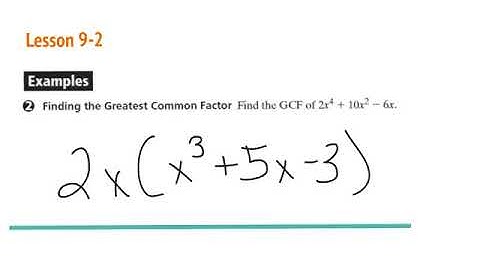 9 2 Multiplying and factoring polynomials by a monomial