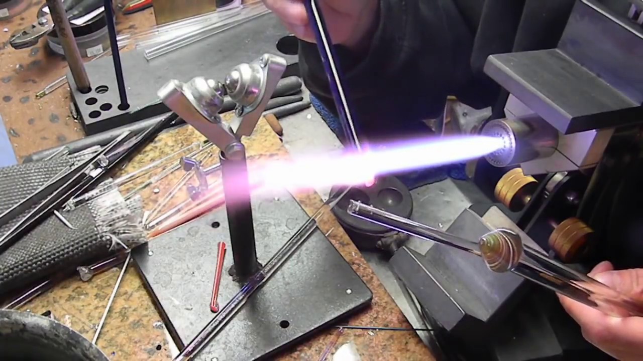 Window Vortex with a Floating Planet on the Inside Marble Lampwork