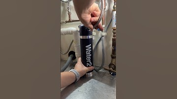 How to install a water2 filter  #asmr #diy #tools #shorts #howto #subscribe #plumbing #learn #tips