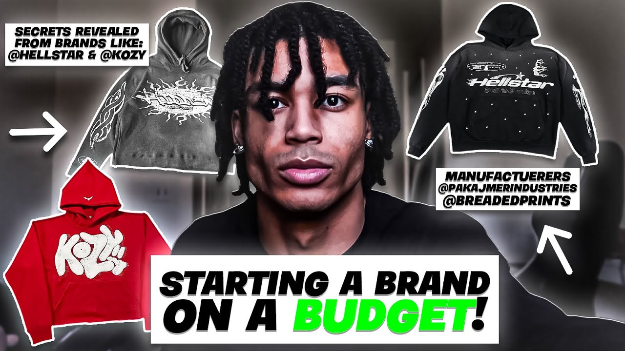HOW TO ACTUALLY START A CLOTHING BRAND ON A BUDGET 2023 YouTube