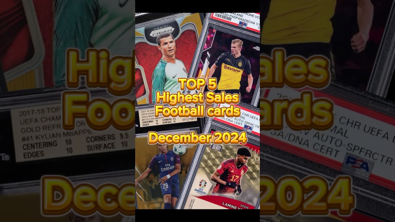 Highest sales Football Cards in December 2024 