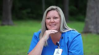 An "amazing" patient joins the HCA Florida North Florida Hospital team