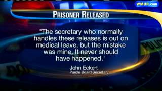 Officials Say Inmate Mistakenly Released