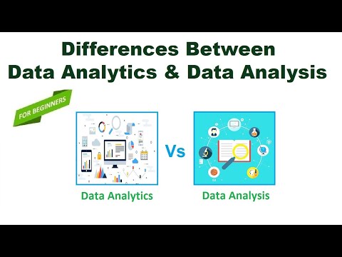 Differences Between Data Analytics and Data Analysis