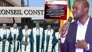 DIRECT : recours au conseil constitutionnel, Ousmane Sonko brise le silence et détruit Diomaye