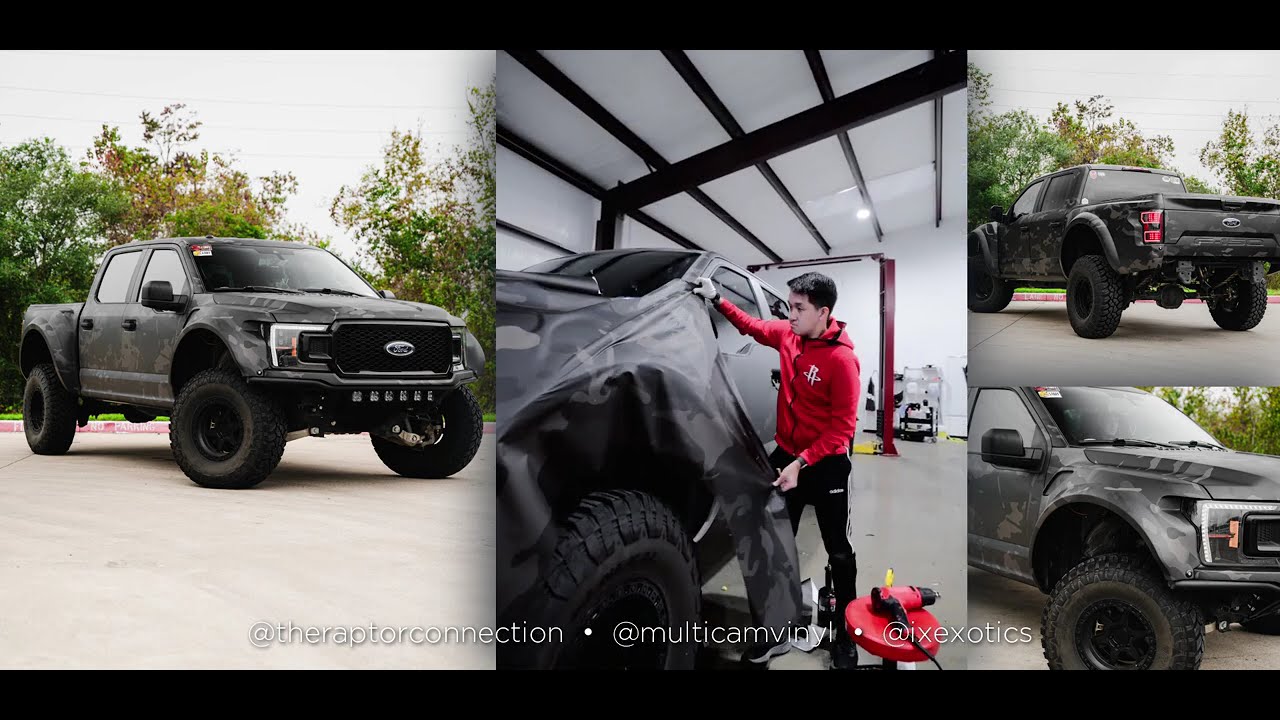 MultiCam Vinyl - Wrap Installation for Ford F-150 STX