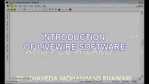 Interactive Learning Using Livewire (Power Supply Circuit)