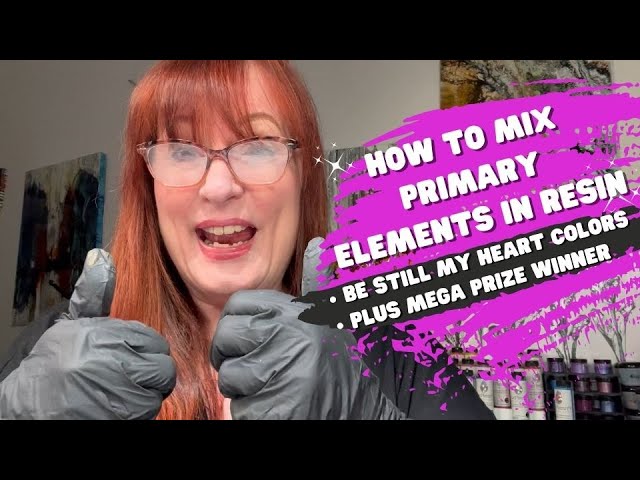 How to make epoxy pigment paste for RESIN ART 