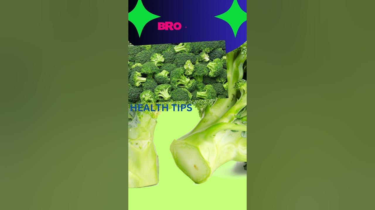 Broccoli is a vegetable that belongs to the cruciferous family YouTube