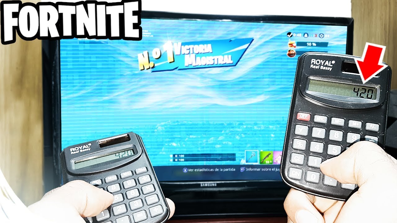 COMO JUGAR FORTNITE CON TU CALCULADORA