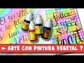 TARJETAS CREATIVAS UTILIZANDO PINTURA VEGETAL   - VANE COOPER