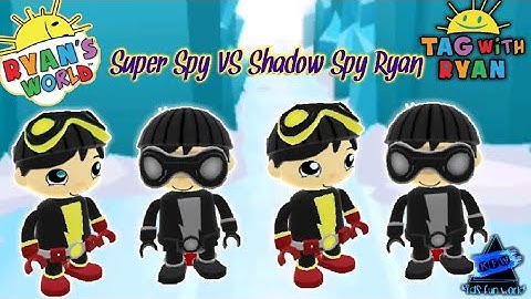 Tag With Ryan | Super Spy Ryan VS Shadow Spy Ryan | Combo Panda Gameplay | Ryan