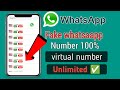   बिना Sim के Whatsapp चलाएं | Fake WhatsApp Kaise Banaen!! How to Create Fake Whatsapp Number