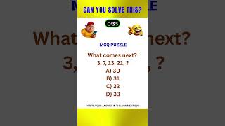 MCQ Puzzle: #shorts #mcqpuzzle #puzzle #mathreasoning #wondersofwisdom #shortsviral #shortsfeeds