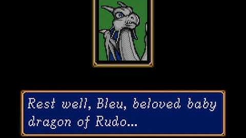 The Death of Baby Dragon Bleu  - Shining Force Permadeath Run
