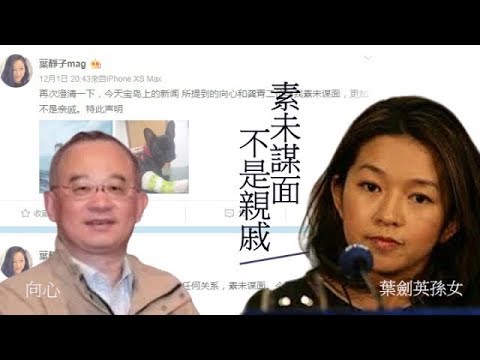 《石濤聚焦》「葉選寧之女葉靜子連發三文：向心不是親屬」葉劍英外孫子之說 影響甚重之意 