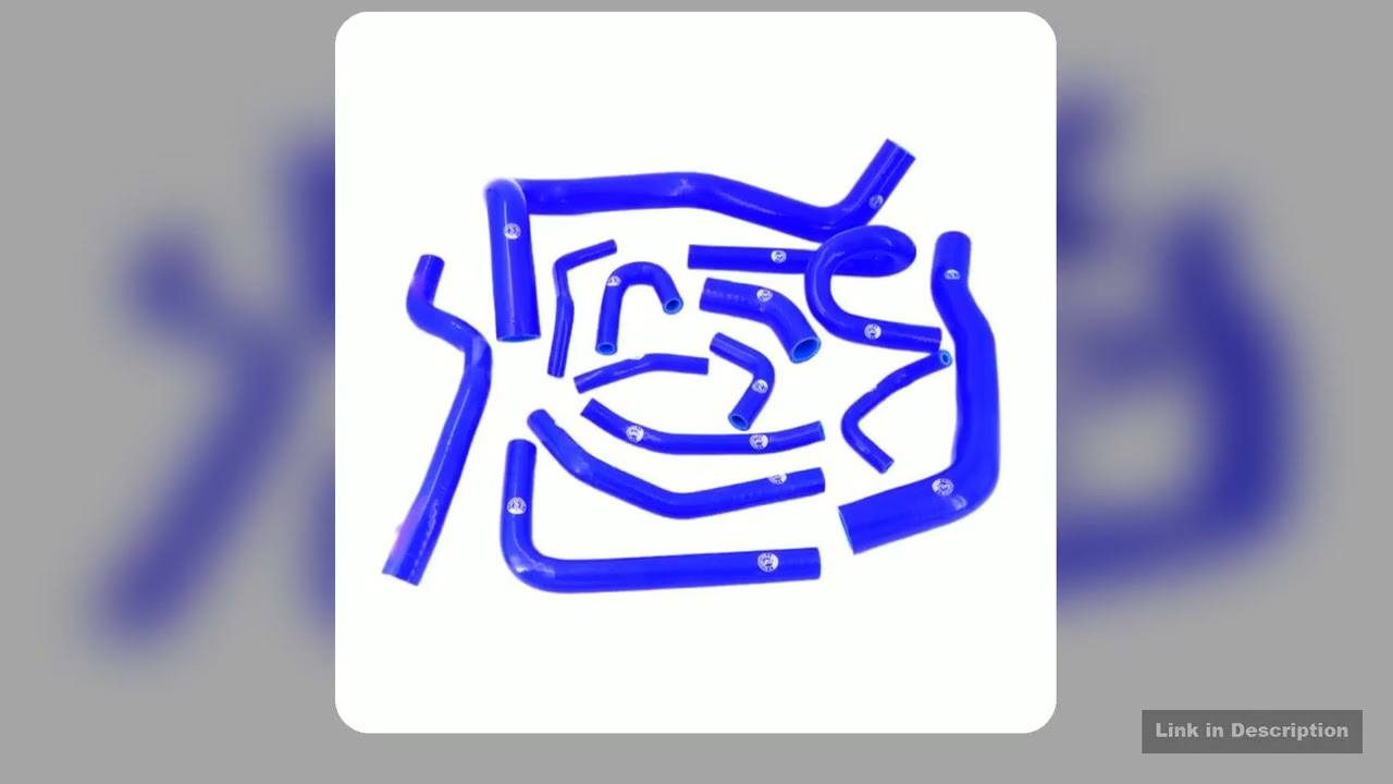 SILICONE RADIATOR HOSE KIT FOR HONDA CIVIC FD2 K20A 20L TYPER 0611 13PCS Improved Build