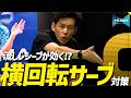 【4分でわかる|初心者編】流しレシーブが効く!? 横回転サーブ対策【勝てる卓球 136】