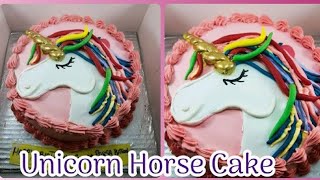 Unicorn cake recipe || How to make unicorn cake at home| unicorn cake kaise banate hain urdu hindi screenshot 5
