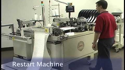 Automatic Handle Tacker, Border Measure, Insert Law Label and Close Workstation - Model 3300 (Video)